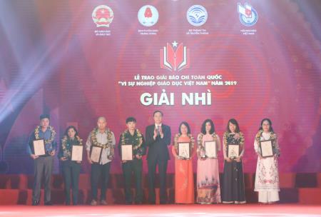 Trao Giải báo chí toàn quốc “Vì sự nghiệp Giáo dục Việt Nam” năm 2019
