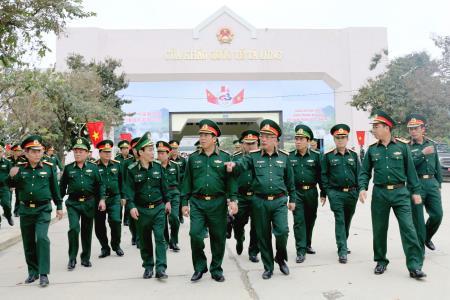 Thượng tướng Nguyễn Chí Vịnh kiểm tra công tác chuẩn bị "Giao lưu hữu nghị Quốc phòng biên giới Việt Nam-Trung Quốc" lần thứ 5