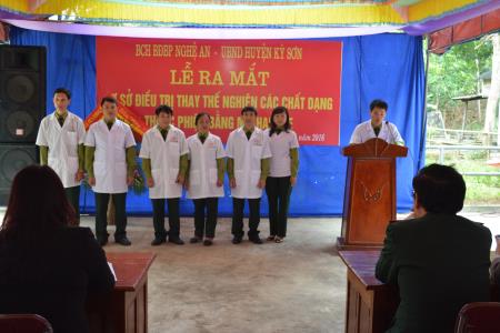 Ra mắt Cơ sở điều trị methadone tại Nghệ An