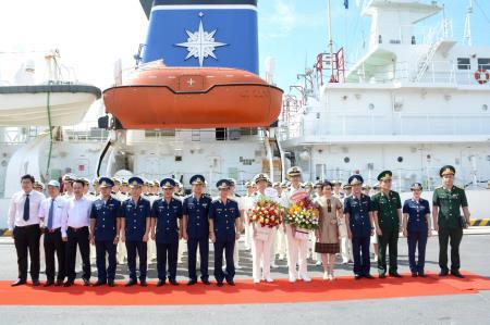 Tàu huấn luyện Kojima Nhật Bản thăm hữu nghị TP Đà Nẵng