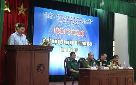 Công an, Quân sự, BĐBP, Cảnh sát PCCC phối hợp thực hiện Nghị định 77 của Chính phủ