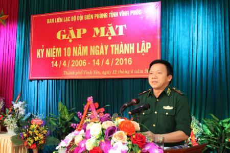 Ban Liên lạc BĐBP tỉnh Vĩnh Phúc kỷ niệm 10 năm Ngày thành lập