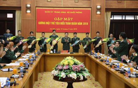 Quân ủy Trung ương, Bộ Quốc phòng gặp mặt gương mặt trẻ tiêu biểu toàn quân năm 2018