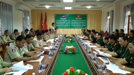 BĐBP Kiên Giang hội đàm với Cục Công an biên giới biển Campuchia