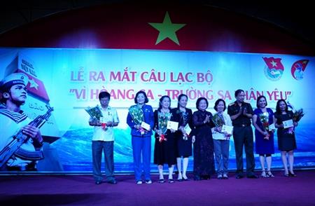 Ra mắt CLB “Vì Hoàng Sa – Trường Sa thân yêu”