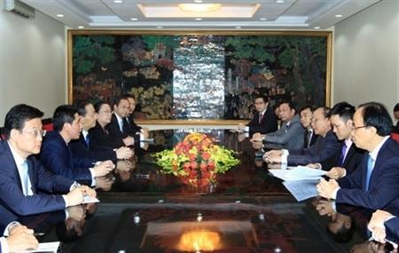 Phó Thủ tướng Nguyễn Xuân Phúc tiếp Bí thư Khu ủy Quảng Tây, Trung Quốc