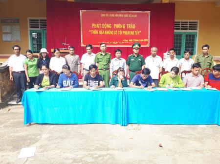 Phát động phong trào thôn, bản không có tội phạm ma túy