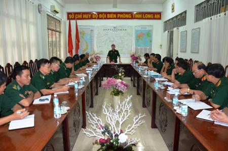 Cục Quân huấn, Bộ Tổng tham mưu QĐND Việt Nam kiểm tra BĐBP Long An