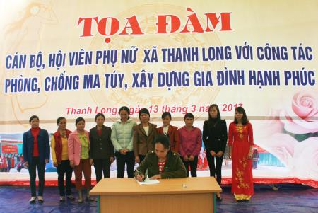 Phát huy vai trò của phụ nữ trong công tác phòng, chống ma túy