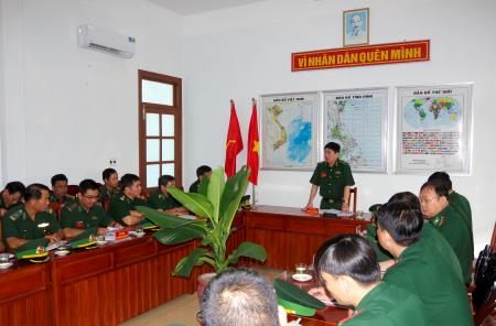 Kiểm tra toàn diện công tác biên phòng tại BĐBP Phú Yên
