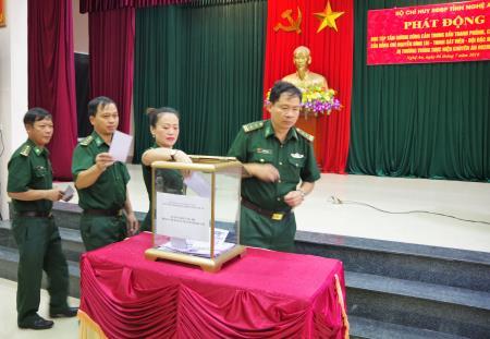 BĐBP Nghệ An phát động học tập và làm theo tấm gương Đại úy Nguyễn Đình Tài
