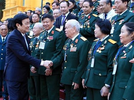 Chủ tịch nước gặp mặt cựu chiến binh đặc công Đoàn 305