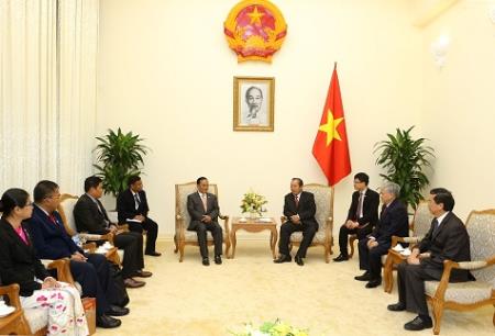 Phó Thủ tướng Trương Hòa Bình tiếp Bộ trưởng Bộ Các vấn đề biên giới Myanmar