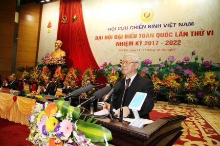 Thượng tướng Nguyễn Văn Được tái đắc cử Chủ tịch Hội Cựu chiến binh Việt Nam