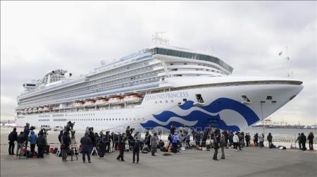 Nhật Bản xác nhận thêm 39 ca nhiễm virus Corona mới trên tàu Diamond Princess