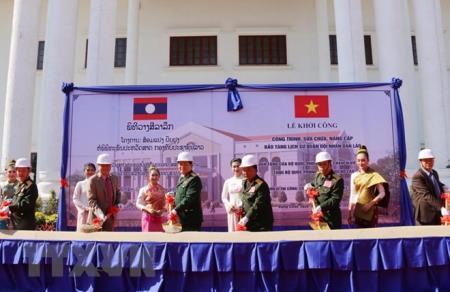 Bộ Quốc phòng Việt Nam giúp nâng cấp Bảo tàng Lịch sử Quân đội Lào