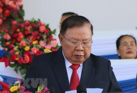 Lào tổ chức trọng thể mít tinh kỷ niệm 70 năm Ngày thành lập Quân đội