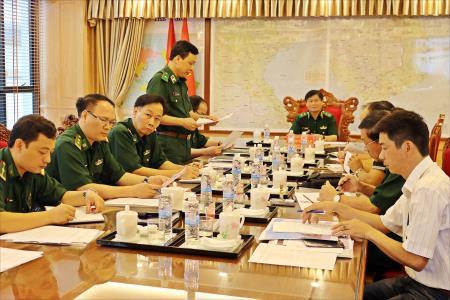 Nghiệm thu mô hình thiết kế tượng đài “Chiến sĩ CANDVT bảo vệ giới tuyến”