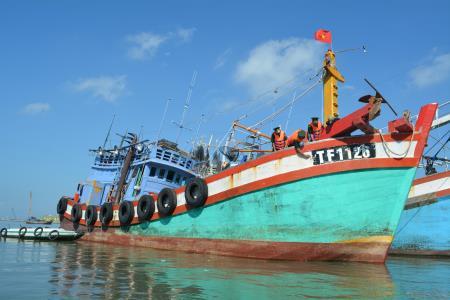 Phát hiện tàu cá dùng biển kiểm soát giả để khai thác hải sản ở vùng biển nước ngoài