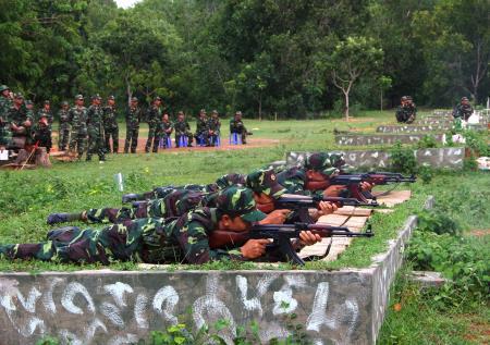 Hội thao bắn súng quân dụng BĐBP Bình Thuận năm 2016