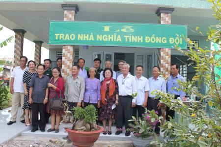 Bàn giao 3 nhà Nghĩa tình đồng đội tại Tiền Giang