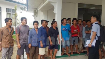 5 thuyền trưởng Việt Nam kêu oan sẽ được Indonesia xét xử ngày 16-11