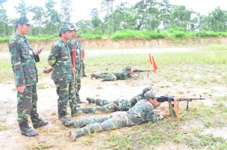 BĐBP Đắk Lắk tổ chức Hội thao bắn súng quân dụng năm 2016