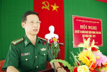 Thừa Thiên Huế: Huyện Quảng Điền sơ kết 10 năm thực hiện “Ngày Biên phòng toàn dân”