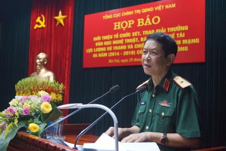 “Giải thưởng Văn học nghệ thuật, báo chí Bộ Quốc phòng” nhận tác phẩm dự thi đến hết ngày 30-8-2019