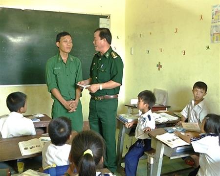 Những lớp học "Tình thương" trên biên giới Long An