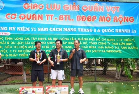 Giao lưu giải quần vợt Biên phòng mở rộng