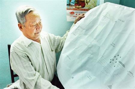 Tấm sơ đồ Hoàng Sa từ ký ức