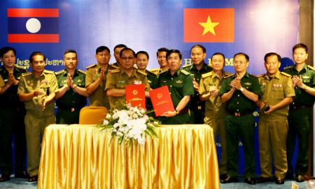 Đảm bảo an ninh trật tự trên tuyến biên giới Việt Nam-Lào