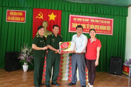 Chúc Tết các đồn Biên phòng thuộc BĐBP Bình Phước