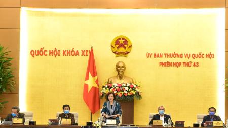 Ủy ban Thường vụ Quốc hội bế mạc Phiên họp thứ 43