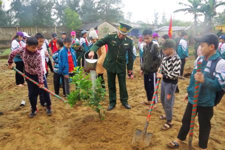 BĐBP Hà Giang, Nghệ An phát động Tết trồng cây