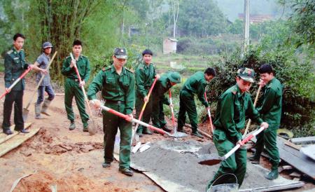 Xây dựng đơn vị an toàn gắn với xây dựng địa bàn vững mạnh