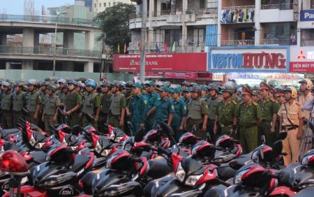 Đà Nẵng: Lực lượng phối hợp phòng, chống tội phạm ra quân thực hiện nhiệm vụ
