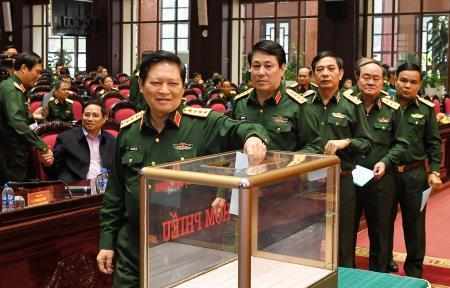 Hội nghị cán bộ chủ chốt toàn quân lấy phiếu tín nhiệm Ủy viên Ban Thường vụ Quân ủy Trung ương và Thứ trưởng Bộ Quốc phòng