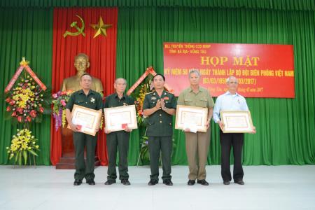 Họp mặt Ban Liên lạc truyền thống Cựu chiến binh BĐBP Bà Rịa - Vũng Tàu