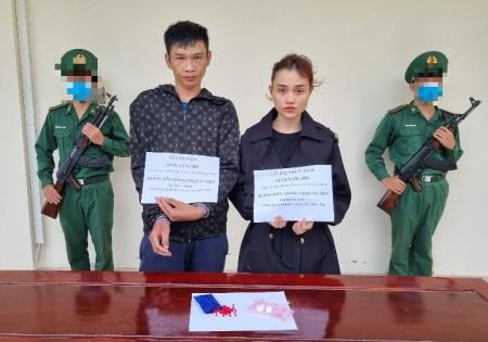Bắt quả tang đôi nam nữ tàng trữ trái phép chất ma túy