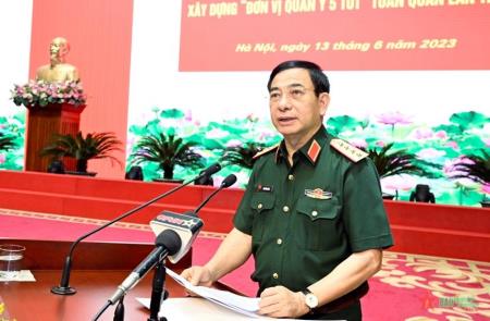 Đại tướng Phan Văn Giang: Phát triển phong trào thi đua xây dựng "Quân y 5 tốt" theo hướng sâu rộng, bền vững, sáng tạo, hiệu quả