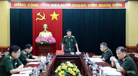 Đại tướng Lương Cường chủ trì họp Ban Chủ nhiệm Tổng cục Chính trị