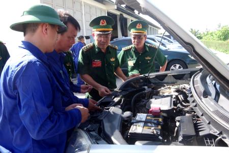 BĐBP tỉnh Bình Thuận, thành phố Hải Phòng: Hội thi xe tốt, lái xe giỏi cấp cơ sở năm 2023