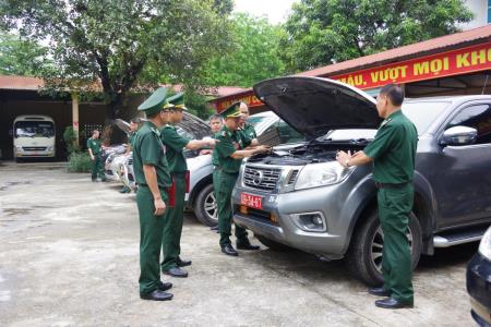Trường Trung cấp 24 Biên phòng tổ chức Hội thi xe tốt, lái xe giỏi năm 2023