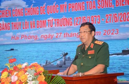 Quân chủng Hải quân kỷ niệm 50 năm Chiến công chống đế quốc Mỹ phong tỏa sông, biển miền Bắc