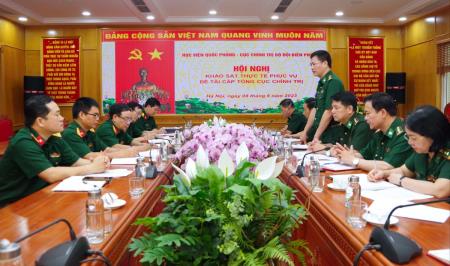 Khảo sát thực tế phục vụ đề tài cấp Tổng cục Chính trị QĐND Việt Nam