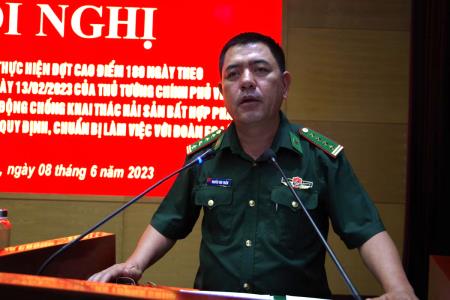 Rút kinh nghiệm về thực hiện đợt cao điểm chống khai thác IUU trong BĐBP tỉnh Quảng Ninh