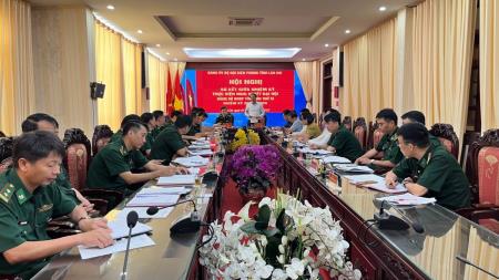 Đảng ủy BĐBP Lào Cai sơ kết giữa nhiệm kỳ Nghị quyết Đại hội Đảng bộ BĐBP tỉnh lần thứ XI nhiệm kỳ 2020-2025