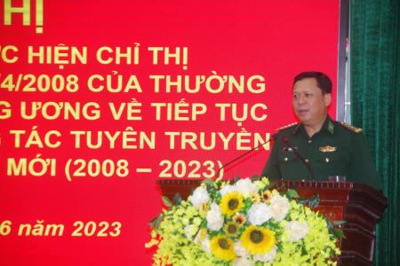 Đảng ủy BĐBP Sơn La: Tổng kết 15 năm thực hiện Chỉ thị 154 về công tác tuyên truyền đặc biệt